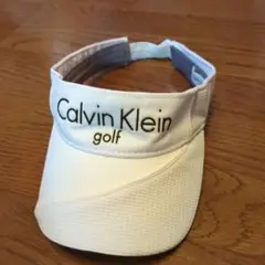 Calvin Klein ゴルフバイザー ホワイト