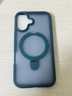 iPhone16 ソフトケース 青色