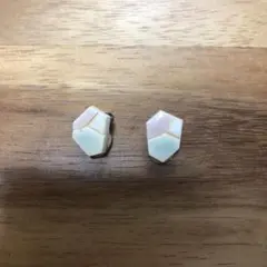 ノンホールピアス タイル 陶器