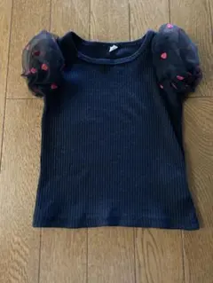 子供用　ブラックトップス　90