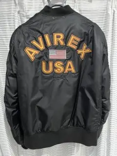 AVIREX MA-1 ブラック XL バイク用プロテクター入