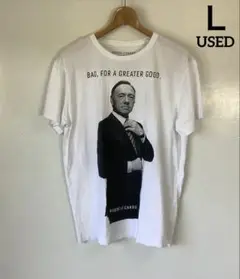 レア ハウス・オブ・カード 野望の階段 フランク 古着 Tシャツ(L)I07