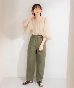 KBF カーキカーゴパンツ