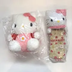 ハローキティ　1990年代　ぬいぐるみ　ペンケース　セット　平成　新品