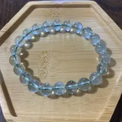 グリーン水晶　8ミリ　天然石ブレスレット