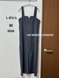 しまむらHK WORKS LONDONジャンパースカート サロペット M グレー