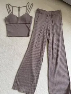 ALEXIA STAM セットアップ　ニットキャミ　セットアップ