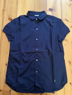 le Glazik ネイビー 半袖シャツ