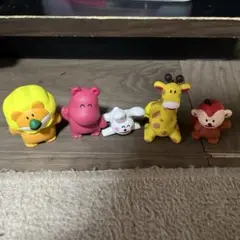 カラフル動物フィギュア5体セット