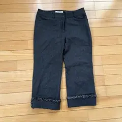 GALLERY VISCONTI ダークグレー フリルパンツ サイズ2