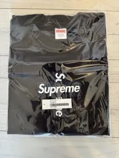 Supreme Cross Box Logo Tee Navy Lサイズ