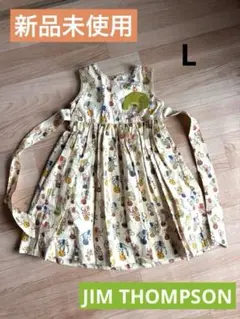 新品未使用⭐︎JIM THOMPSON ゾウ柄ノースリーブワンピース L