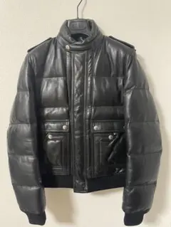 DIOR レザーダウンジャケット
