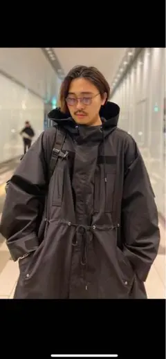 なかむ着用　20ss yuki hashimoto モッズコート