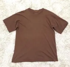 《UNKNOWN》Blank T-shirt BROWN M