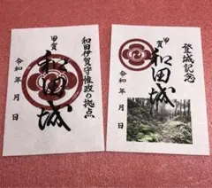 滋賀県【和田城】御城印 2種set