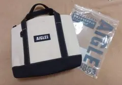 未使用＊AIGLE＊整理上手な６ポケットミニトートバッグ/男女兼用2way