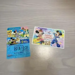 ディズニーパスポートu0026リゾートラインパスポート 使用済み