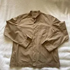無印良品バンドカラーシャツ美品