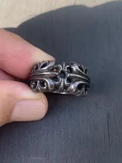 送料無料 CHROME HEARTS KT RING 初期モデル KTリング クロムハーツ リング/指輪（Chrome Hearts）K&T リング 【クロム