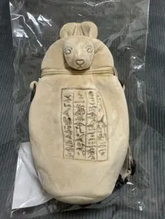 【新品未使用】古代エジプト展　バステト 指人形　ショルダーバッグ Pカード 新品未使用】古代エジプト展 バステトぬいぐるみ カノプス壺指