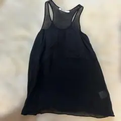 T by Alexander Wang ブラック ノースリーブ XS