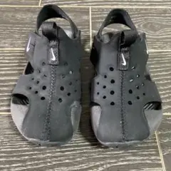 Nike キッズ用 ブラックサンダル