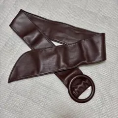 ダークブラウン ベルト