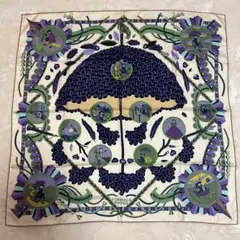 HERMES エルメス スカーフ カレ 90cm 「魔法の杖傘」