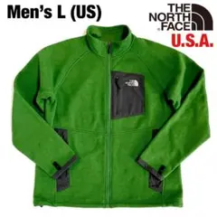 ノースフェイス USAジャケット メンズL(US) グリーングレー