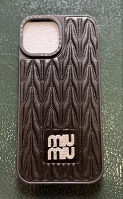 スマホケース iPhone15 MIUMIU