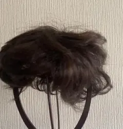 ヘアピース(7分) ウィッグ 人毛100%