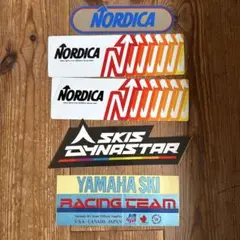 NORDICA DYNASTAR YAMAHA ステッカー 昭和