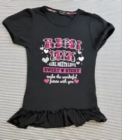 RICH MIX黒Tシャツ160cm RICH MIX