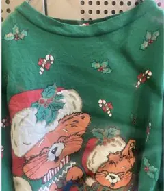 【超オススメ】古着 一点物 sweat トレーナー クリスマススエット スエット