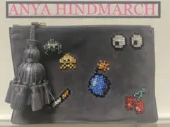 【極美品】アニヤハインドマーチ タッセルクラッチバッグ
