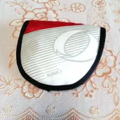 IGNIO パター用ヘッドカバー シルバー/レッド