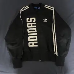 90s 00s adidas ブラック ジップアップジャケット L