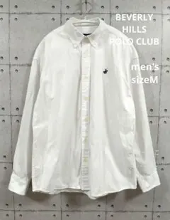 BEVERLY HILLS POLOCLUB ワンポイント刺繍ボタンダウンシャツ