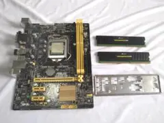 マザーボード ASUS H81M-E CPU メモリ 16GB セット 稼働品