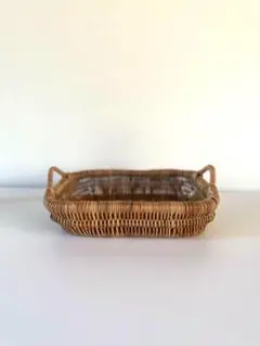 四角 カゴ 入れ物 バスケット インテリア ピクニック