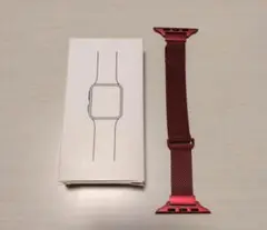 ✨apple watch バンド 44mm 42mm レッド アップルウォッチ