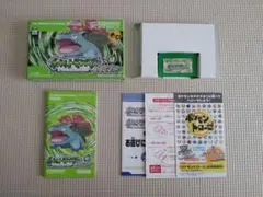 【箱説付き】任天堂 GBAソフト ポケットモンスター リーフグリーン