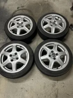 Volkswagen 15インチ ホイールセット BBS ☆フォルクスワーゲン 純正 BBS ホイール 15インチ 6J +35 100