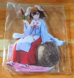 東方project　缶バッジ　くじ　ビッグアクリルスタンド　因幡てゐ　ゴールド4