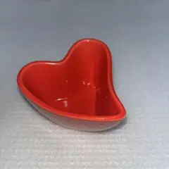 小物入れ　小皿　食器　ハート型 赤