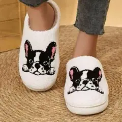 フレンチブルドッグ ルームシューズ スリッパ 24cm