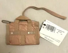 【新品】LeSportsac ミニバッグ型小物入れ ピンクベージュ タグ付き