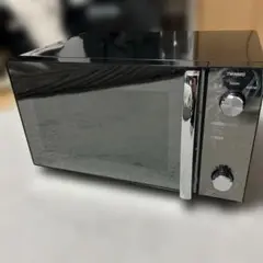 ツインバード ミラーガラスフラット電子レンジ ブラック DR-D278B