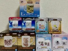 ☆ワンピース☆一番くじ☆マグカップ☆グラス☆9個セット☆新品☆